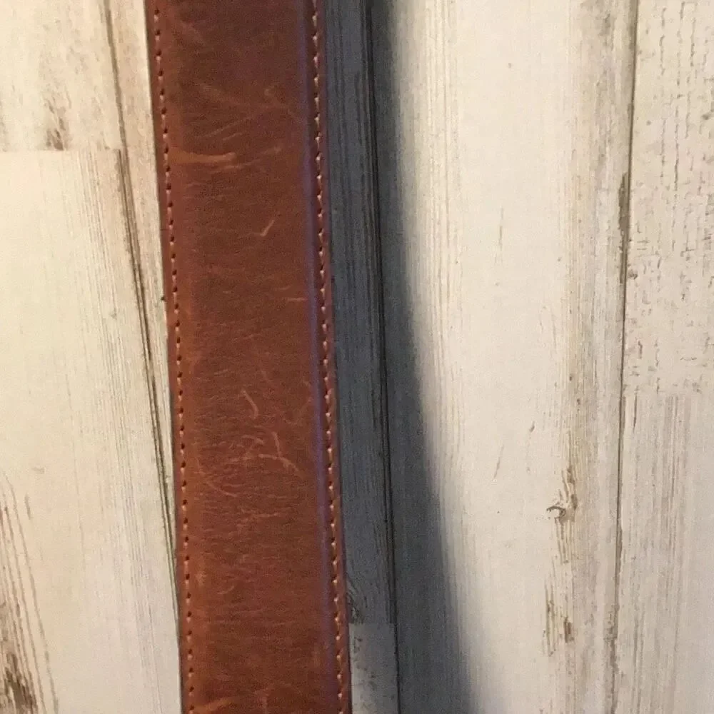 Belt, genuine harness, leather, 38 inches